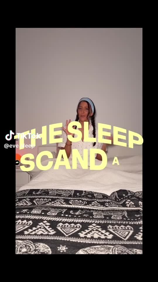 Creator video: a creator introducing the sleep routine on camera